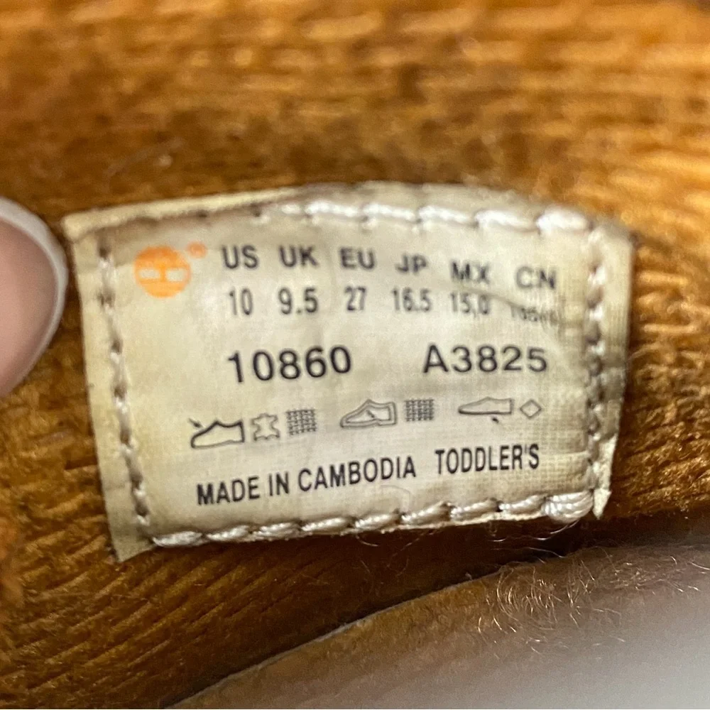 Timberland Toddler Boots Classic Wheat‎ 10860 6